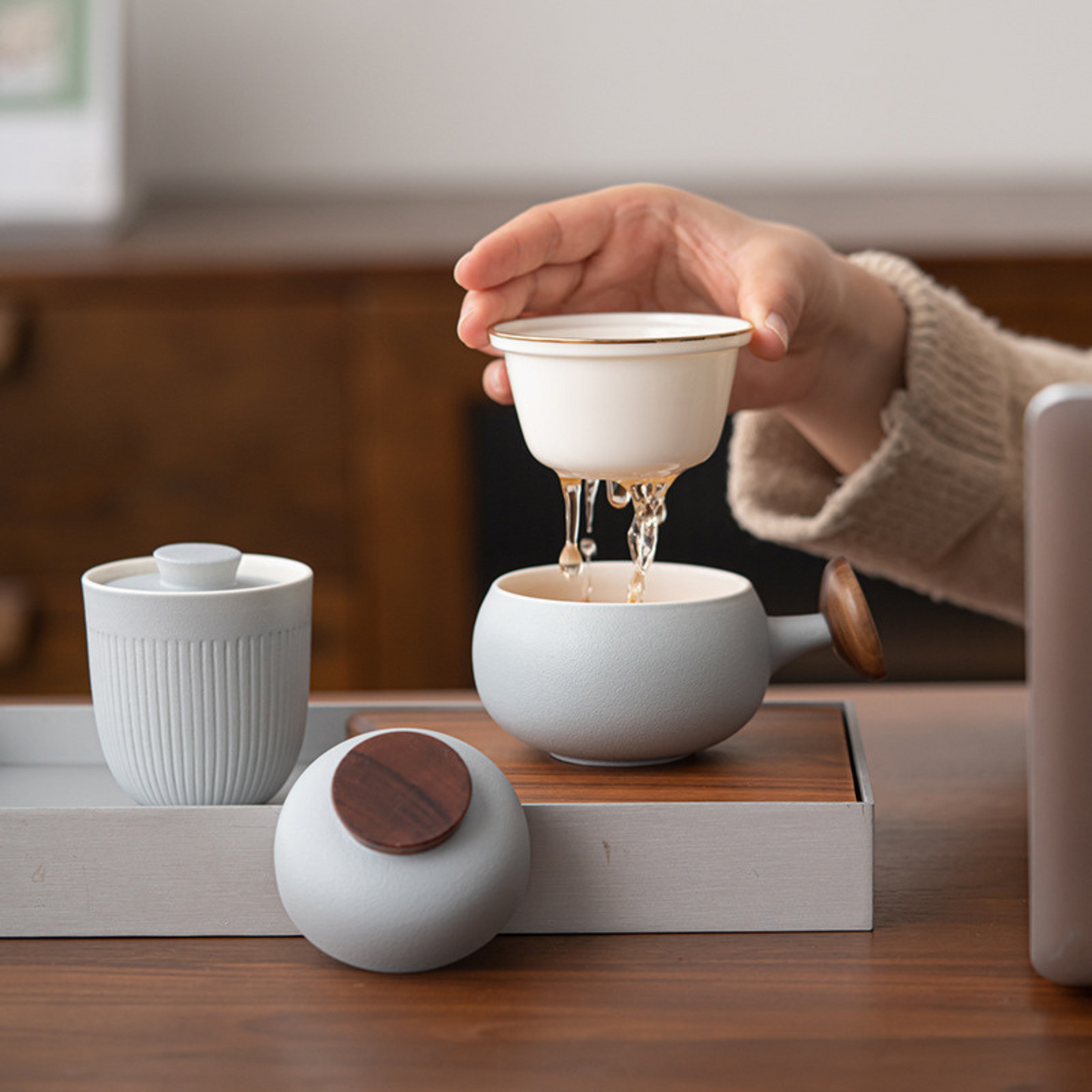 Dualbrew – Portable Tea & Coffee Mug Set