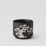 Obsidian Silver Zisha – Pine Cylindrical Teacup
