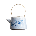 Ink Bamboo – Brass Handle Teapot