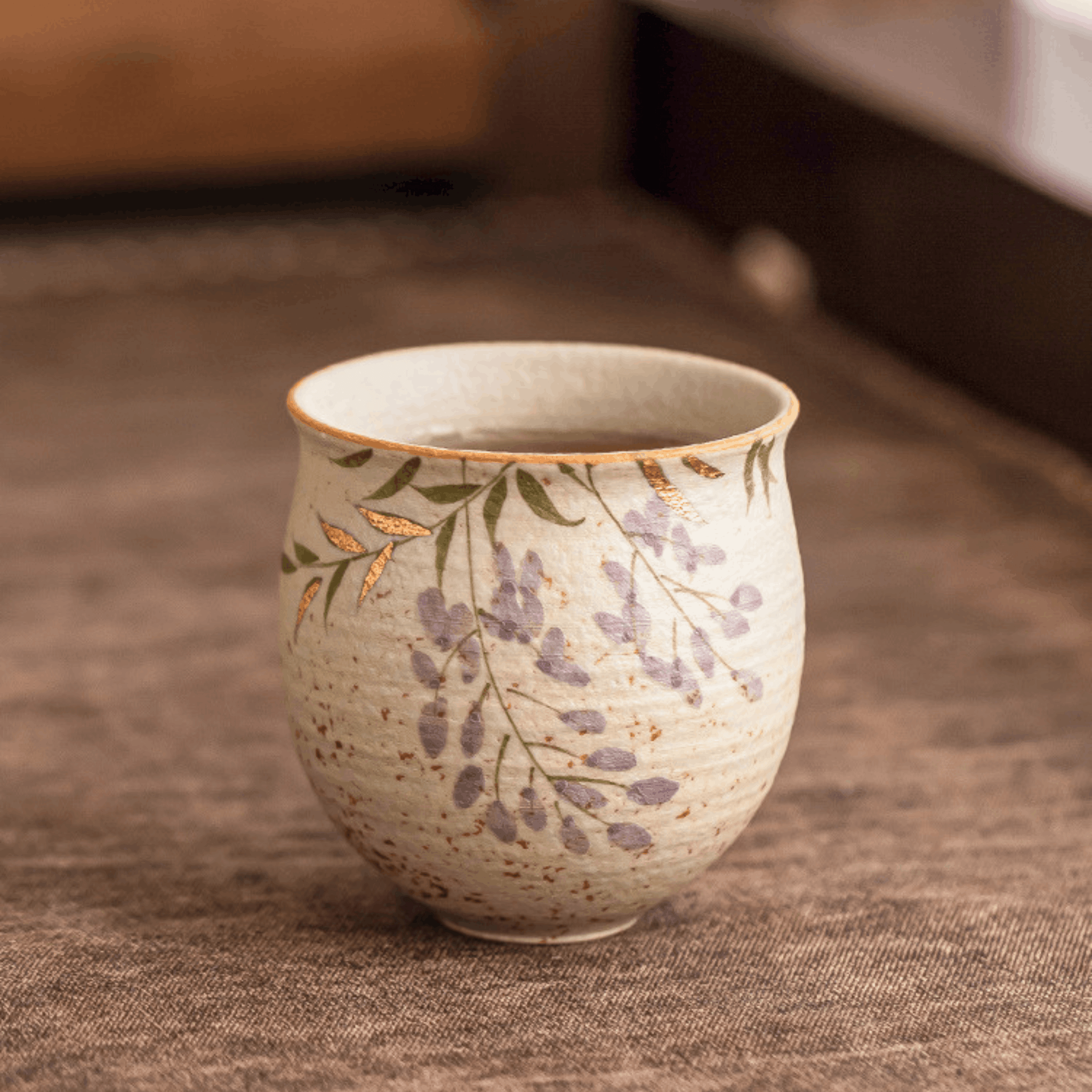 Wisteria Whisper – Crimson Harmony Cup