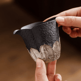 Obsidian Silver Zisha – Lotus Fairness Pitcher