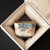 Golden Hydrangea — Square Teacup