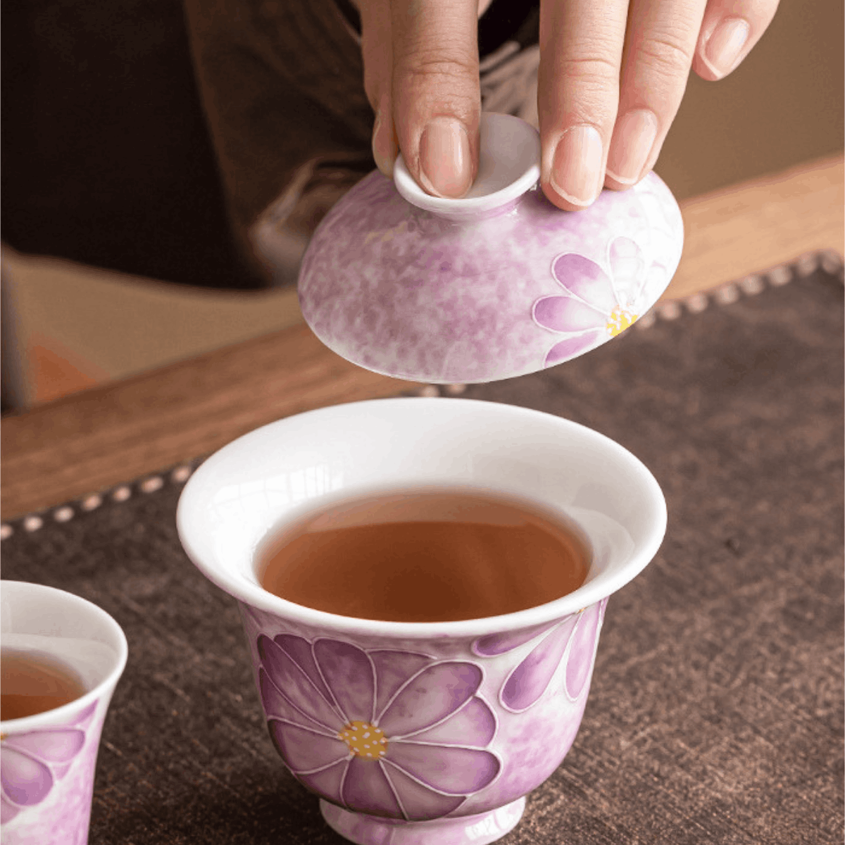 Amethyst Daisy – Harmony Gaiwan