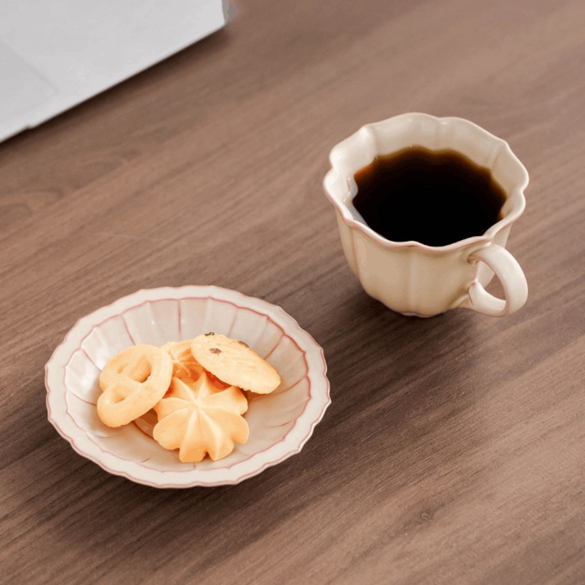 IvoryJade-Lotus Cup & Saucer