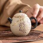 Wisteria Whisper – Dragon Egg Teapot