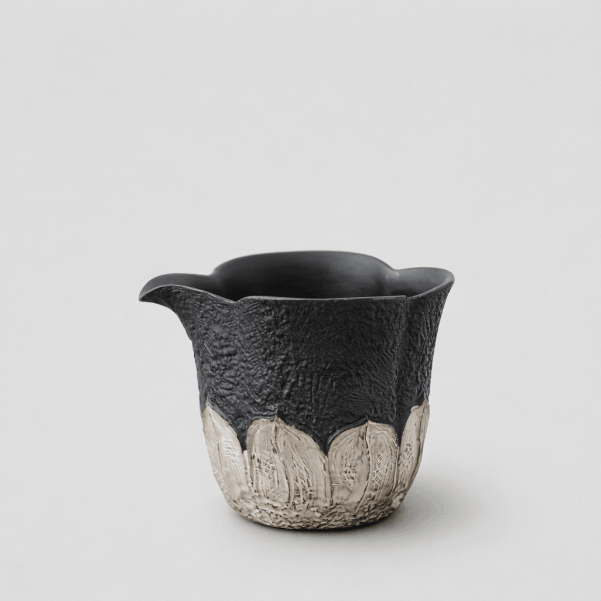 Obsidian Silver Zisha – Lotus Fairness Pitcher