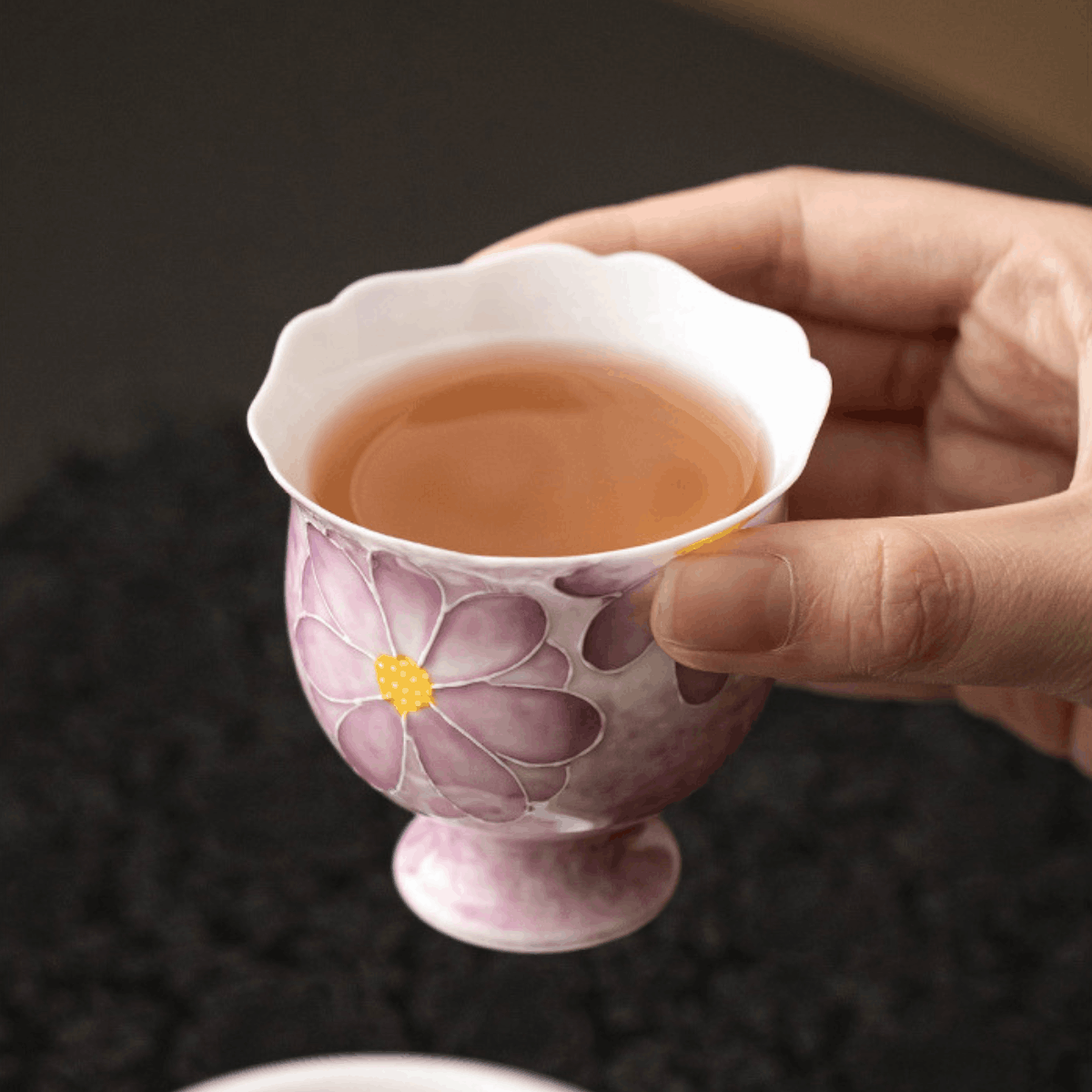 Amethyst Daisy – Bouquet Cup