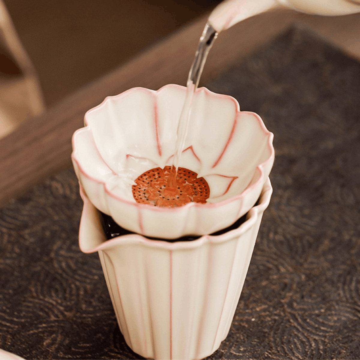 IvoryJade-Lotus Tea Strainer
