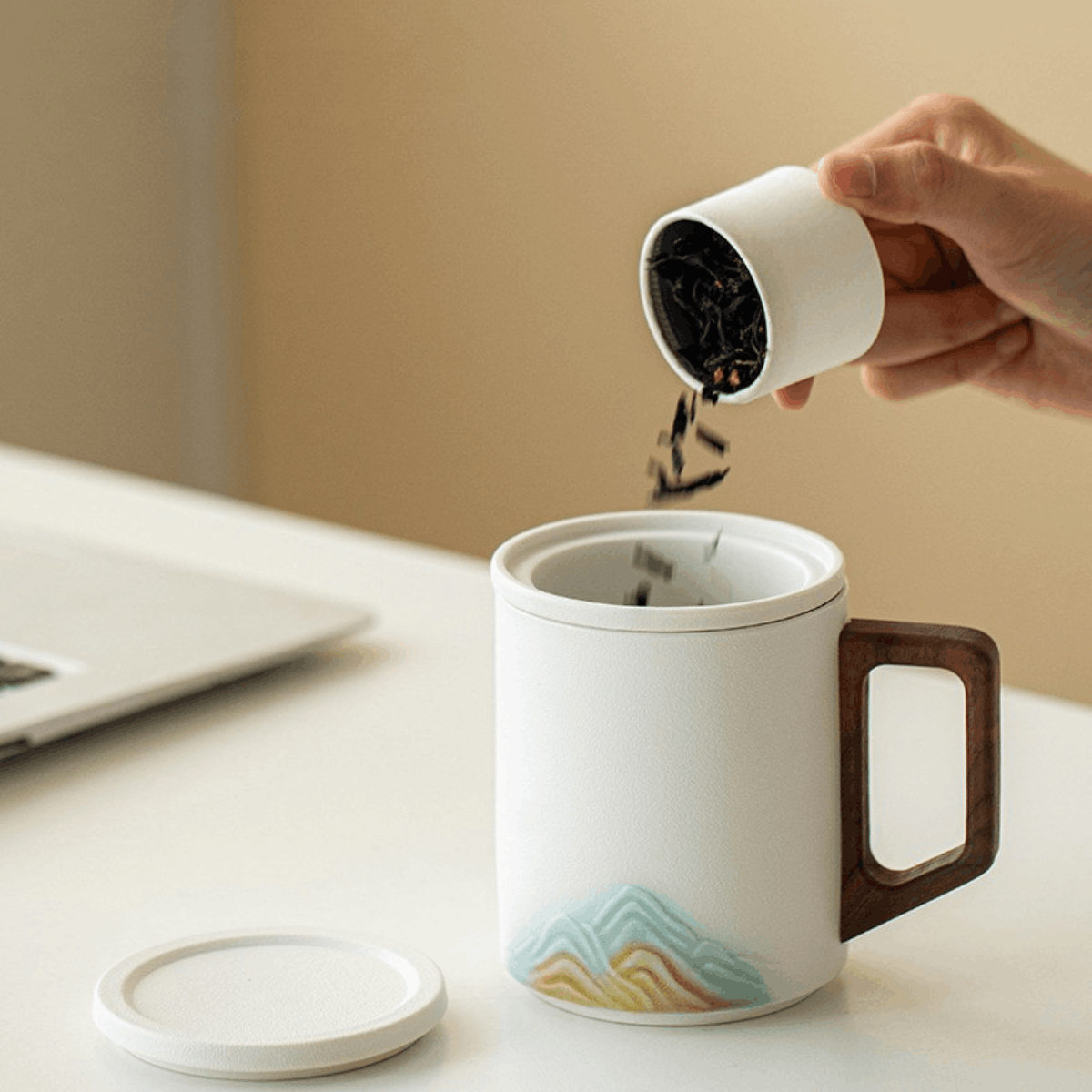 Mistora – Ceramic Tea Infuser Mug