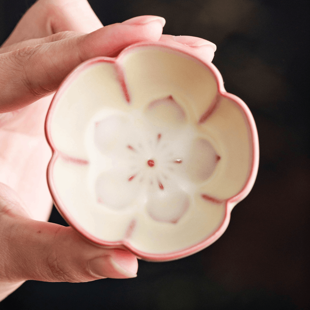 IvoryJade-Sakura Tea Cup