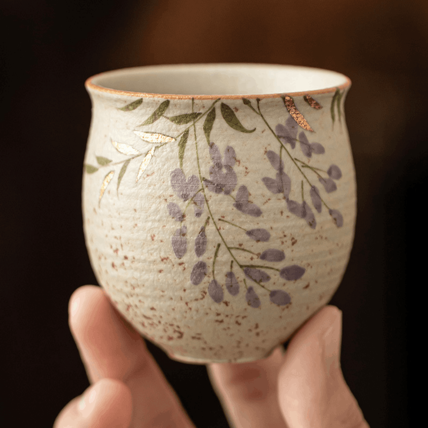 Wisteria Whisper – Crimson Harmony Cup