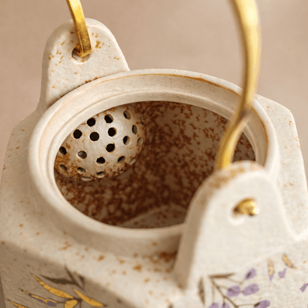 Wisteria Whisper – Hexa Handle Teapot