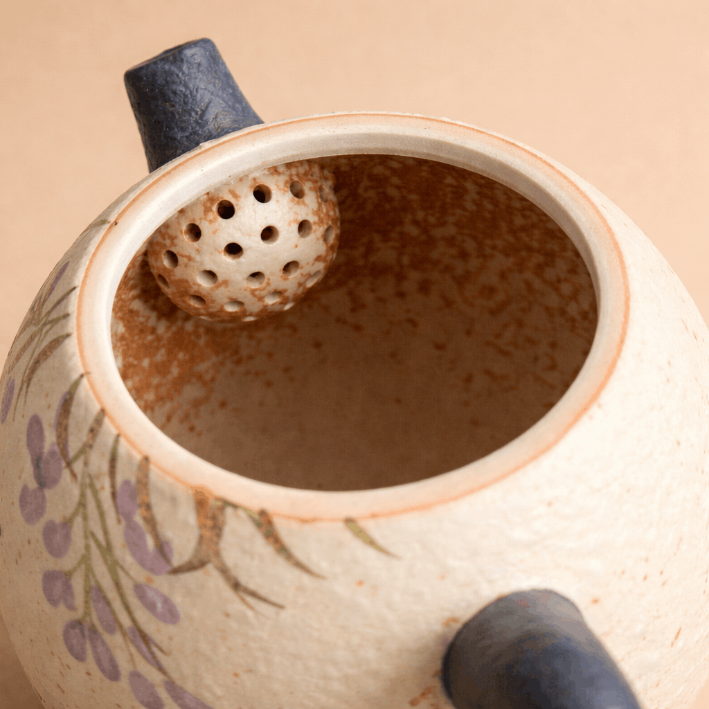 Wisteria Whisper – Dragon Egg Teapot