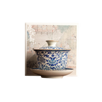 Blue and White Lotus – Porcelain Gaiwan