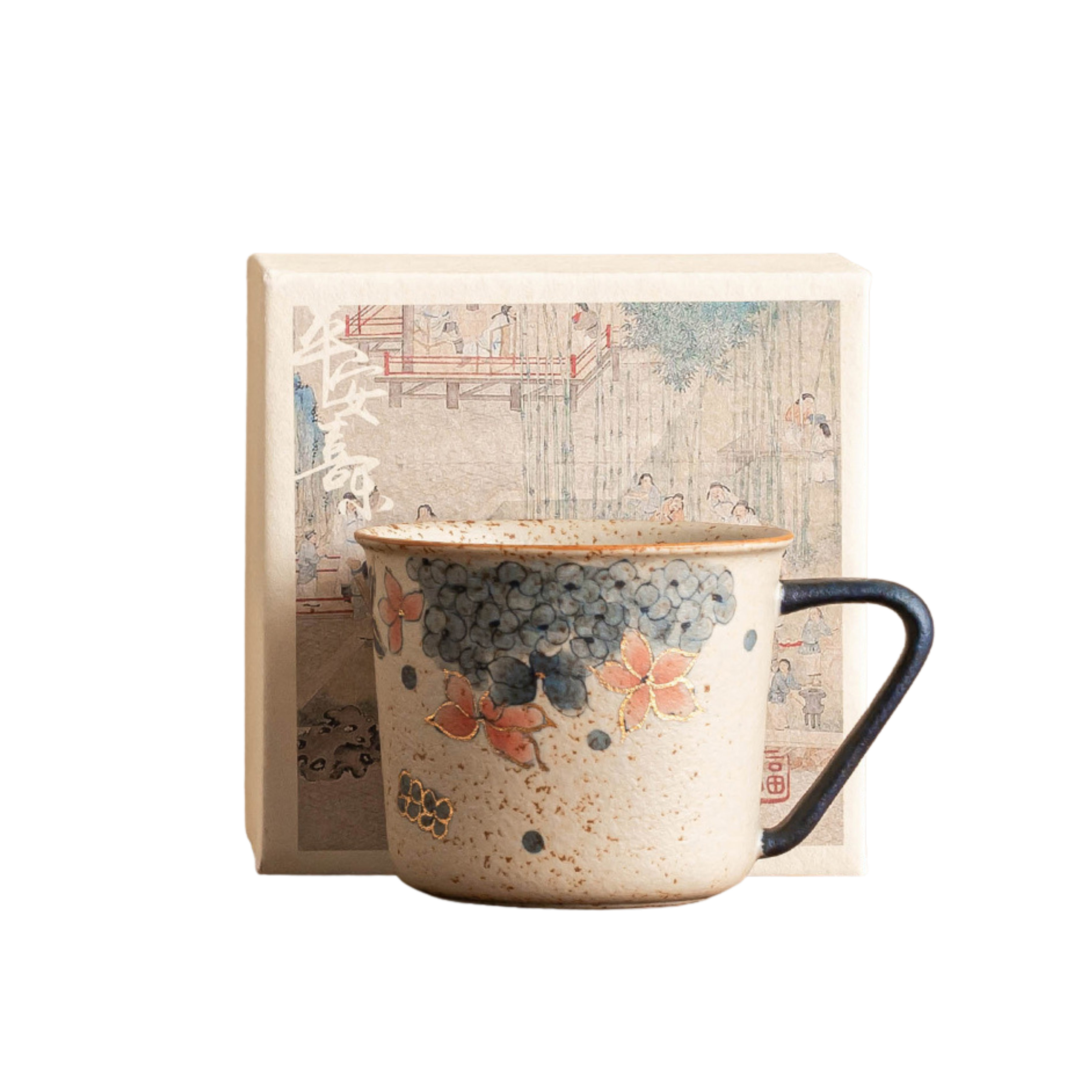 Golden Hydrangea – Ceramic Mug