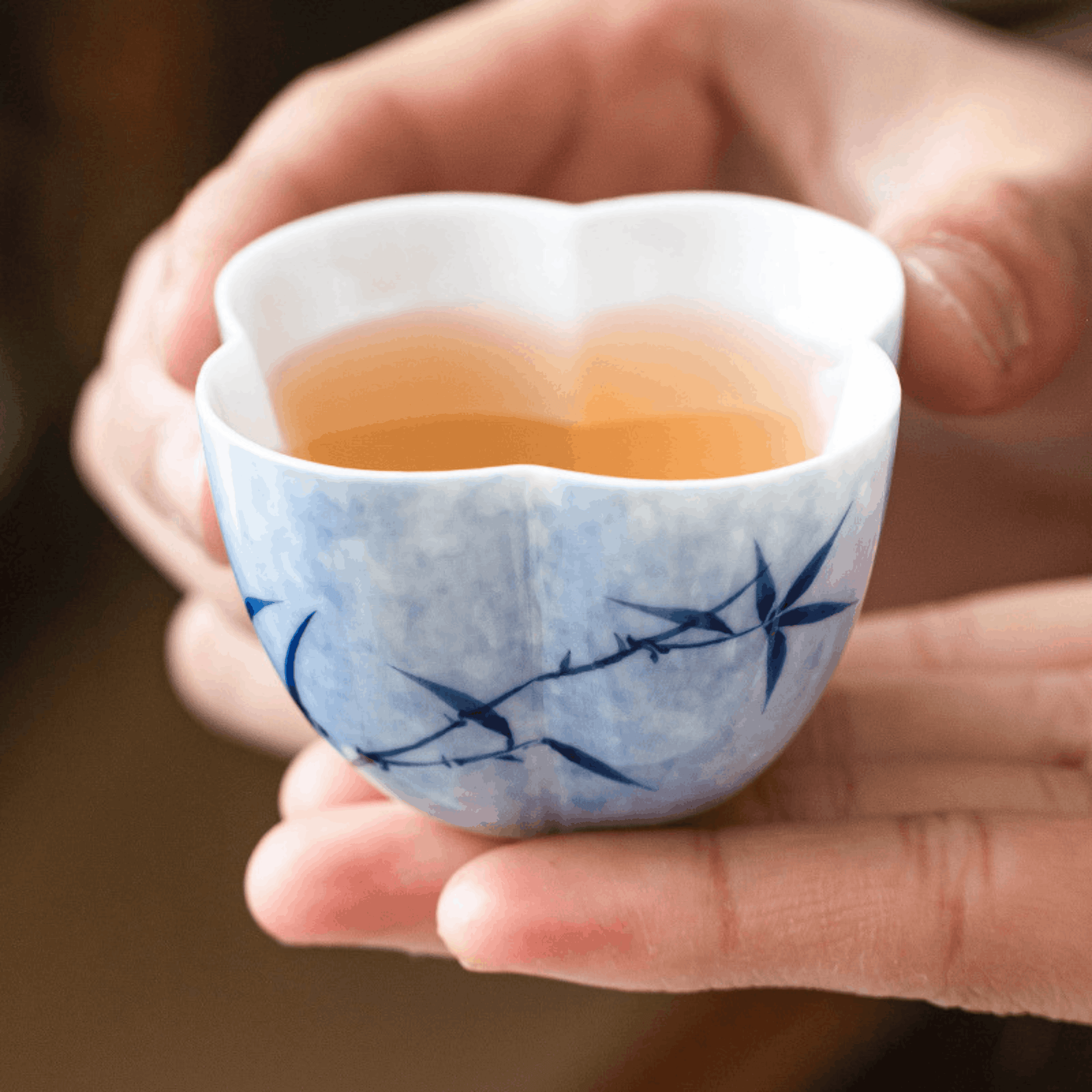 Ink Bamboo – Four Petal Cup