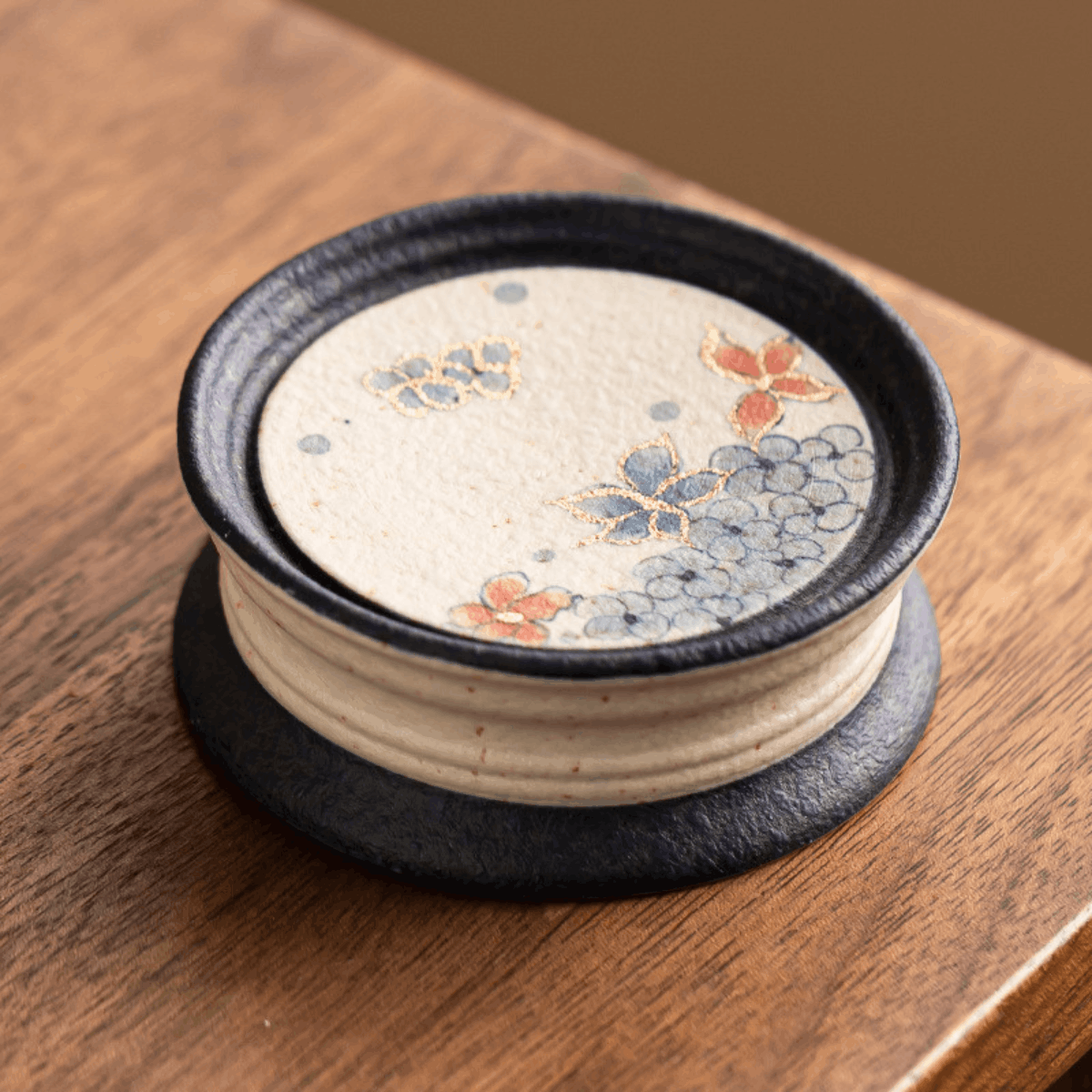 Golden Hydrangea — Drum Lid Rest