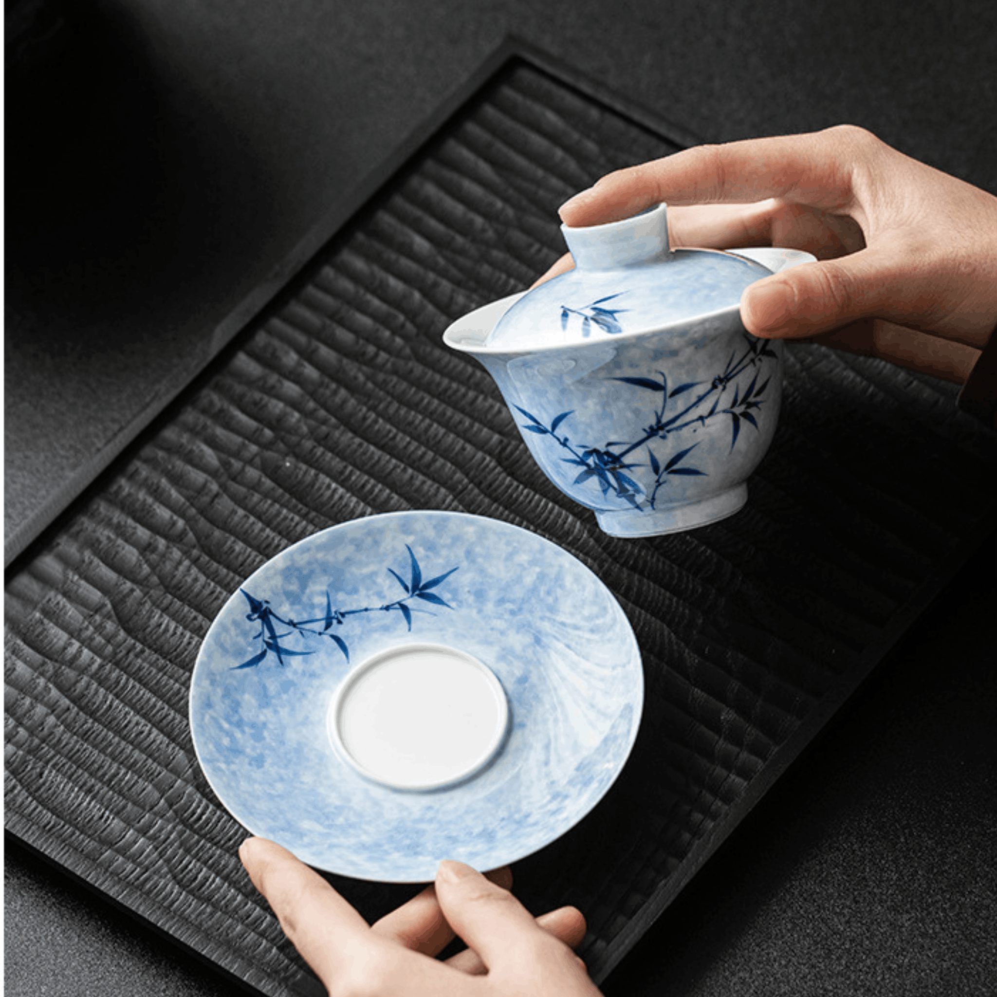 Ink Bamboo – Three Harmony Gaiwan