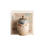 Golden Hydrangea – Ceramic Tea Caddy