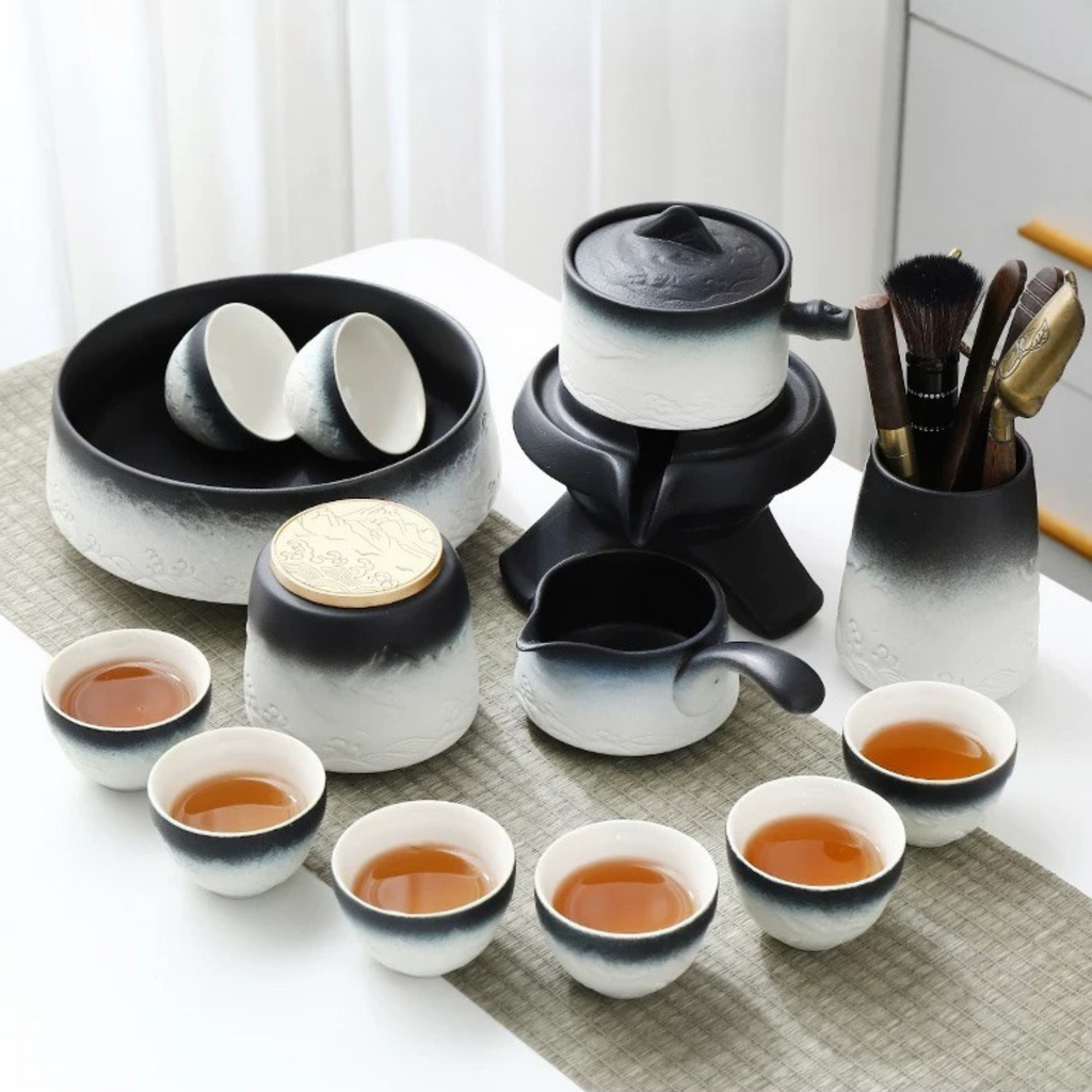 Mistbound Mountains Tea Set