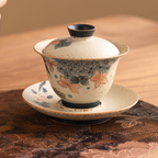 Golden Hydrangea – Three-Piece Gaiwan