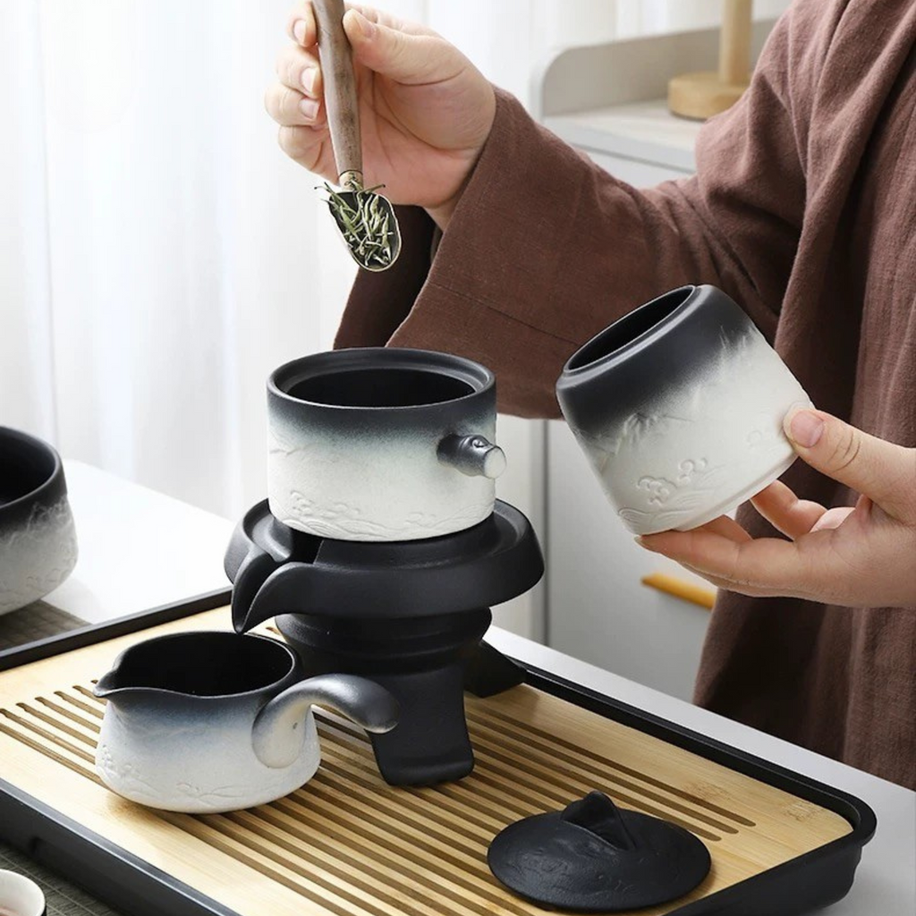 Mistbound Mountains Tea Set