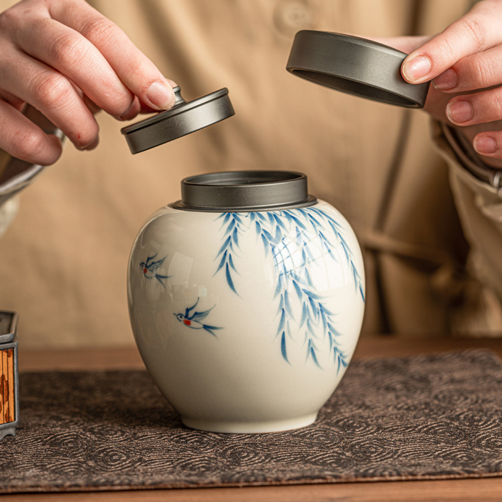 Whispering Willow – Tea Caddy