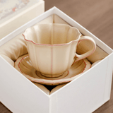 IvoryJade-Lotus Cup & Saucer