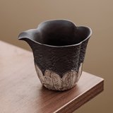 Obsidian Silver Zisha – Lotus Fairness Pitcher