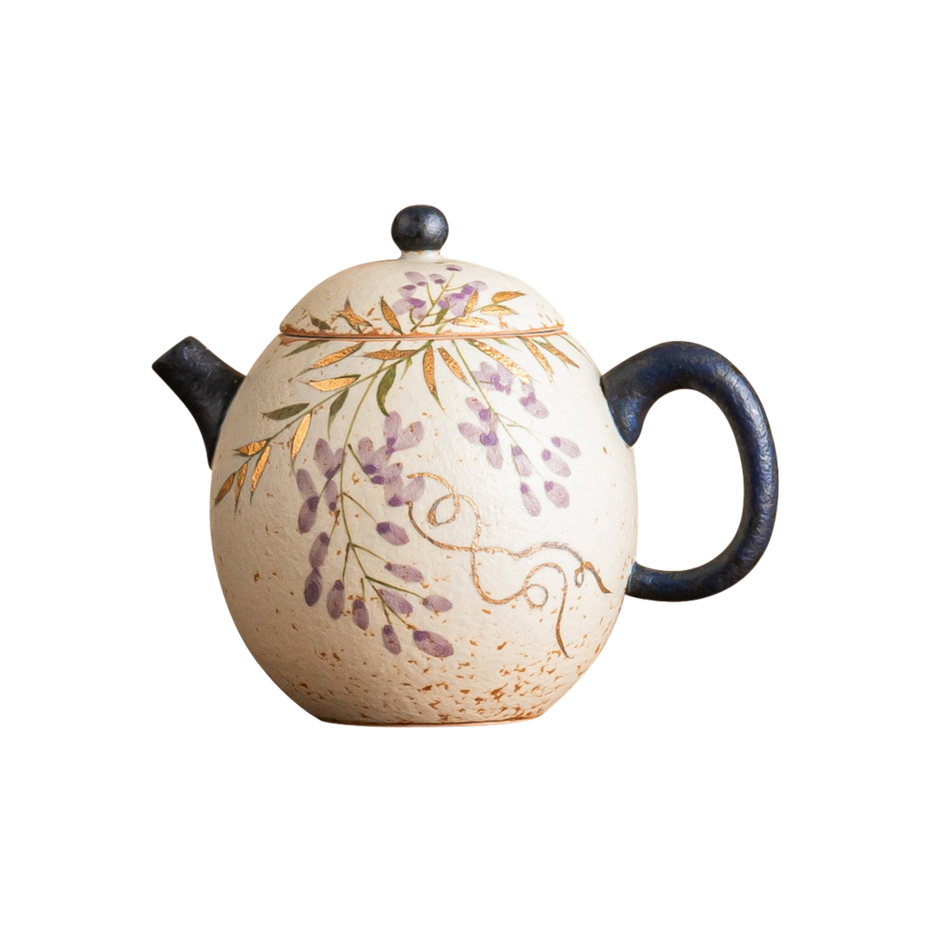 Wisteria Whisper – Dragon Egg Teapot