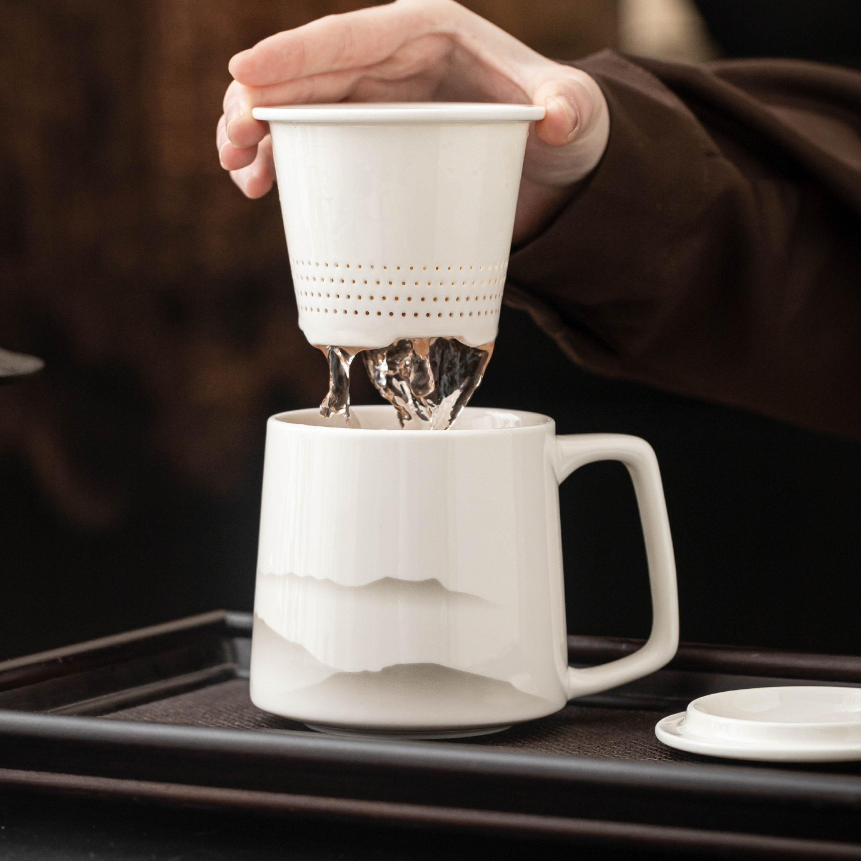 Jade Tones – Office Infuser Mug