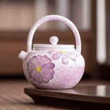 Amethyst Daisy – Arch Handle Teapot