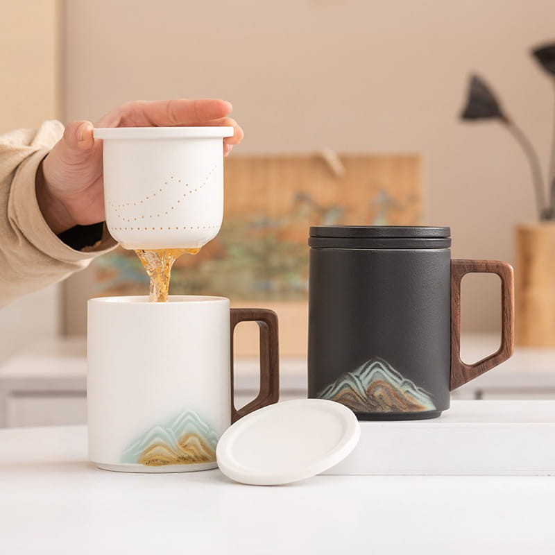 Mistora – Ceramic Tea Infuser Mug