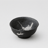 Obsidian Silver Zisha – Coiled Dragon Tea Bowl Cup