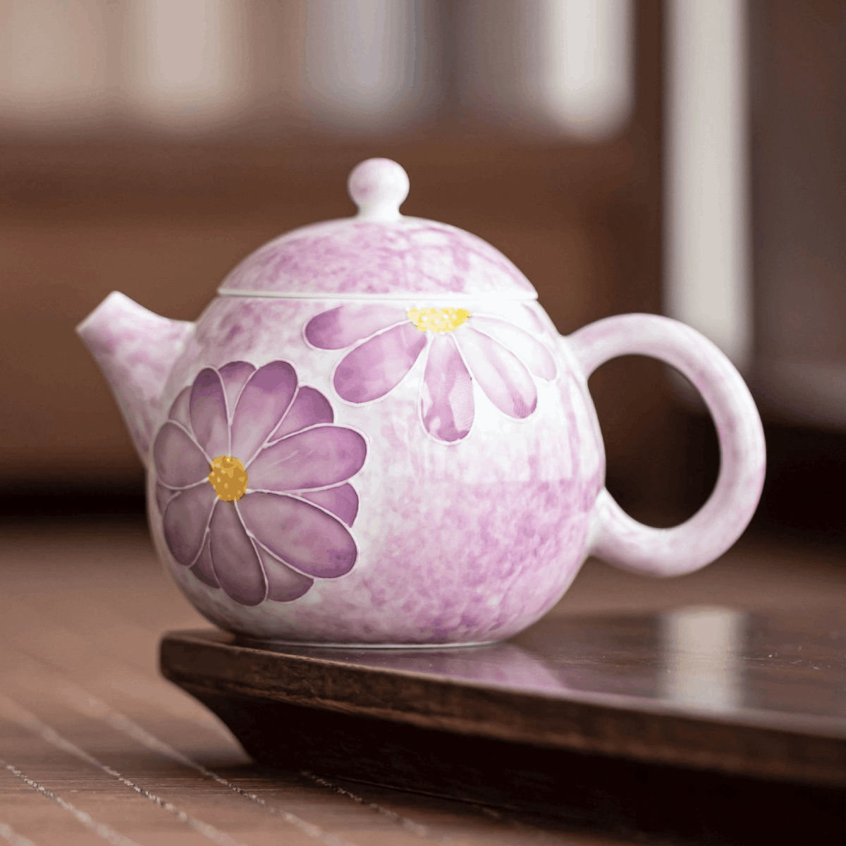 Amethyst Daisy – Scholar Teapot