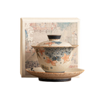 Golden Hydrangea – Three-Piece Gaiwan