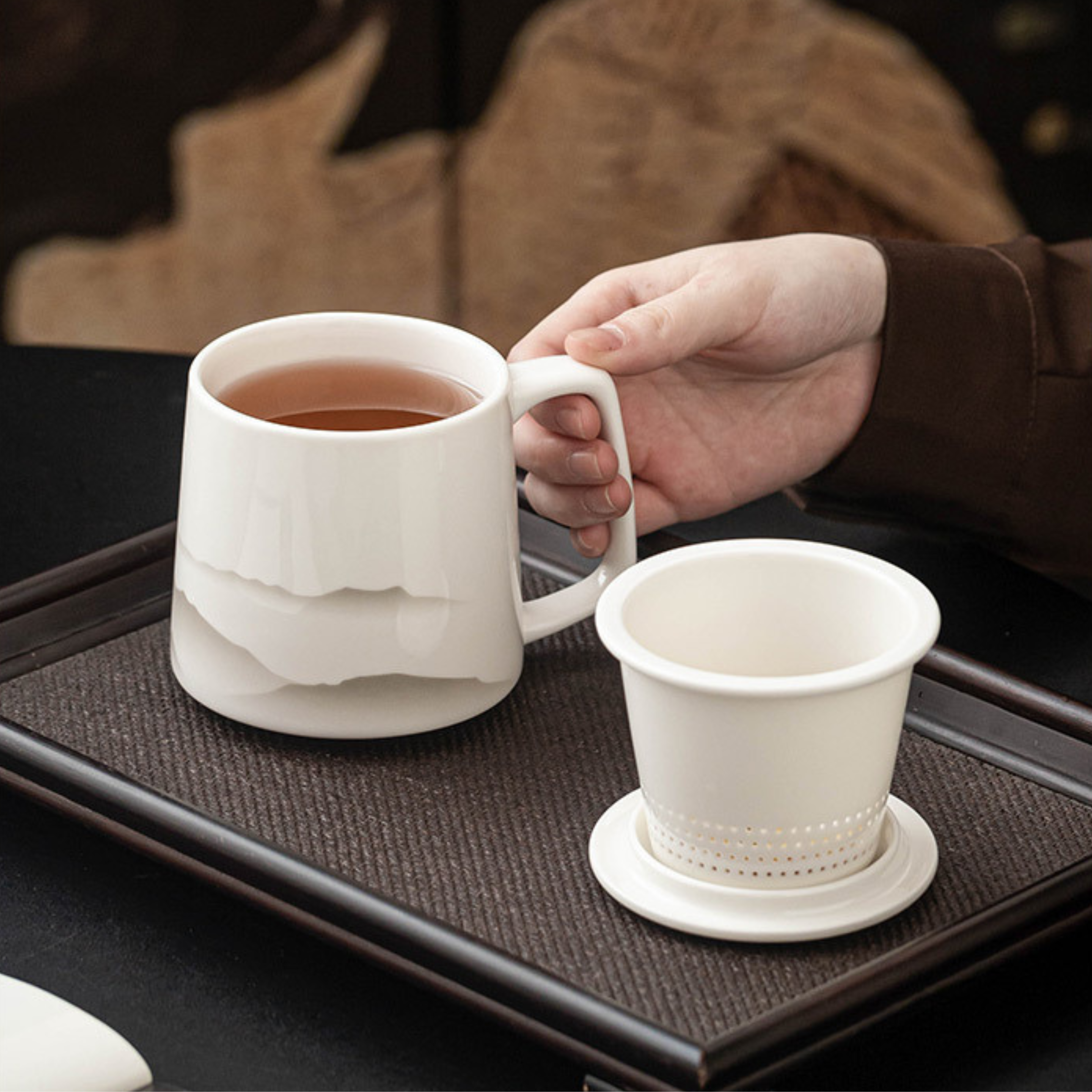 Jade Tones – Office Infuser Mug