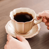 IvoryJade-Lotus Cup & Saucer