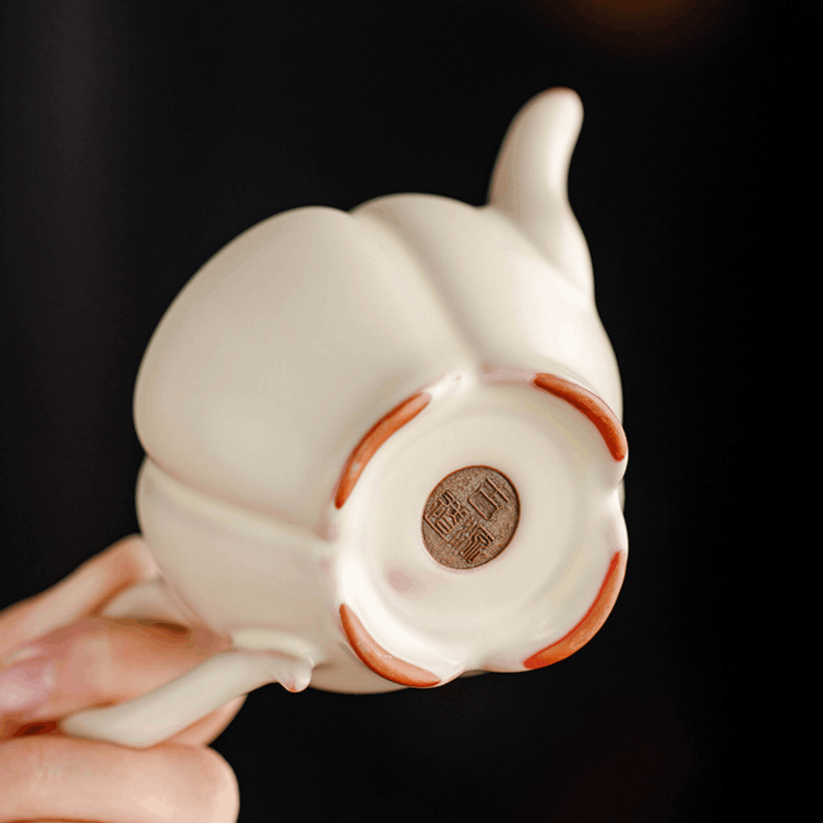 IvoryJade-Lotus Teapot
