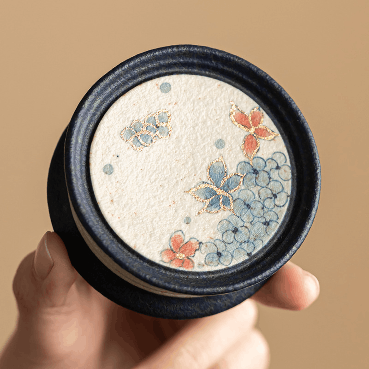 Golden Hydrangea — Drum Lid Rest