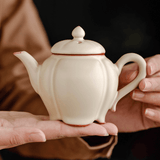 IvoryJade-Lotus Teapot