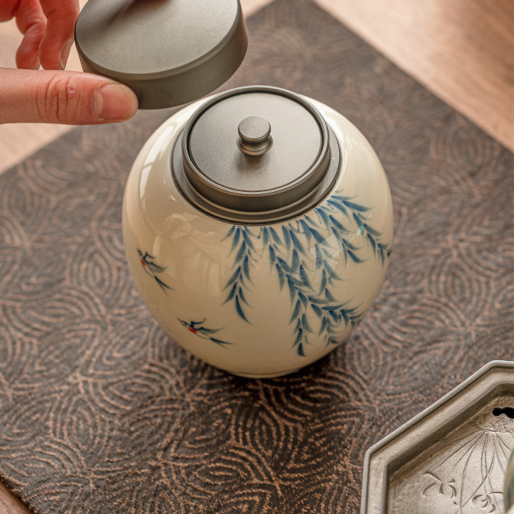 Whispering Willow – Tea Caddy