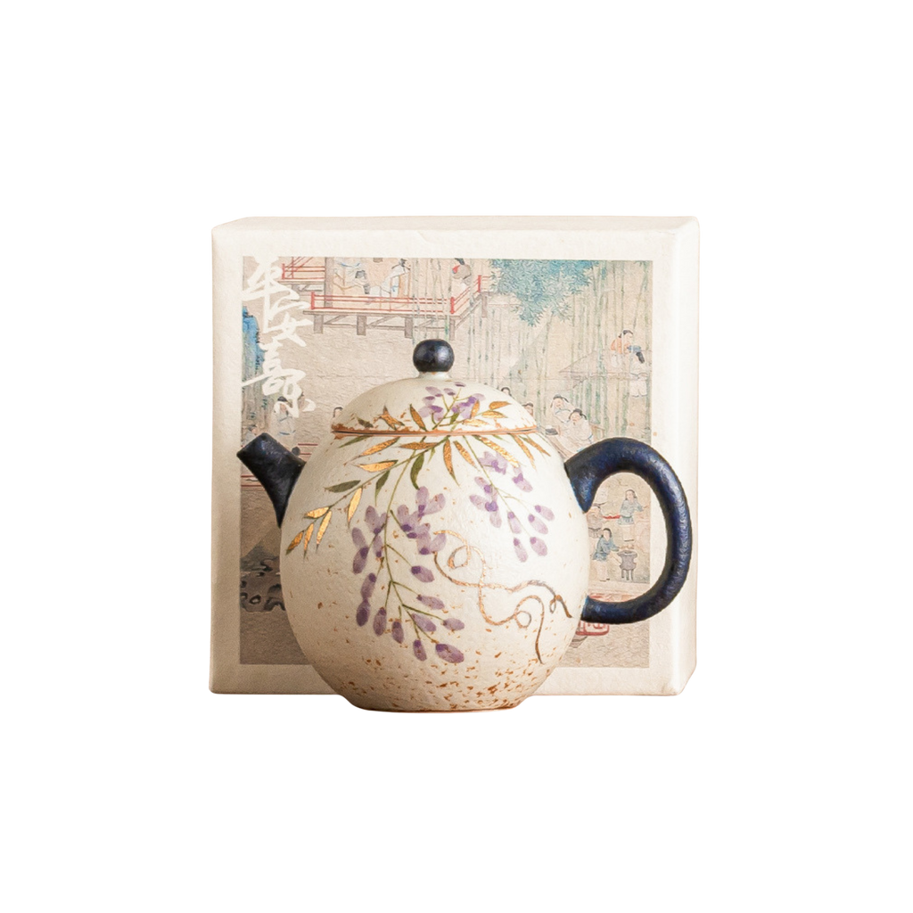 Wisteria Whisper – Dragon Egg Teapot