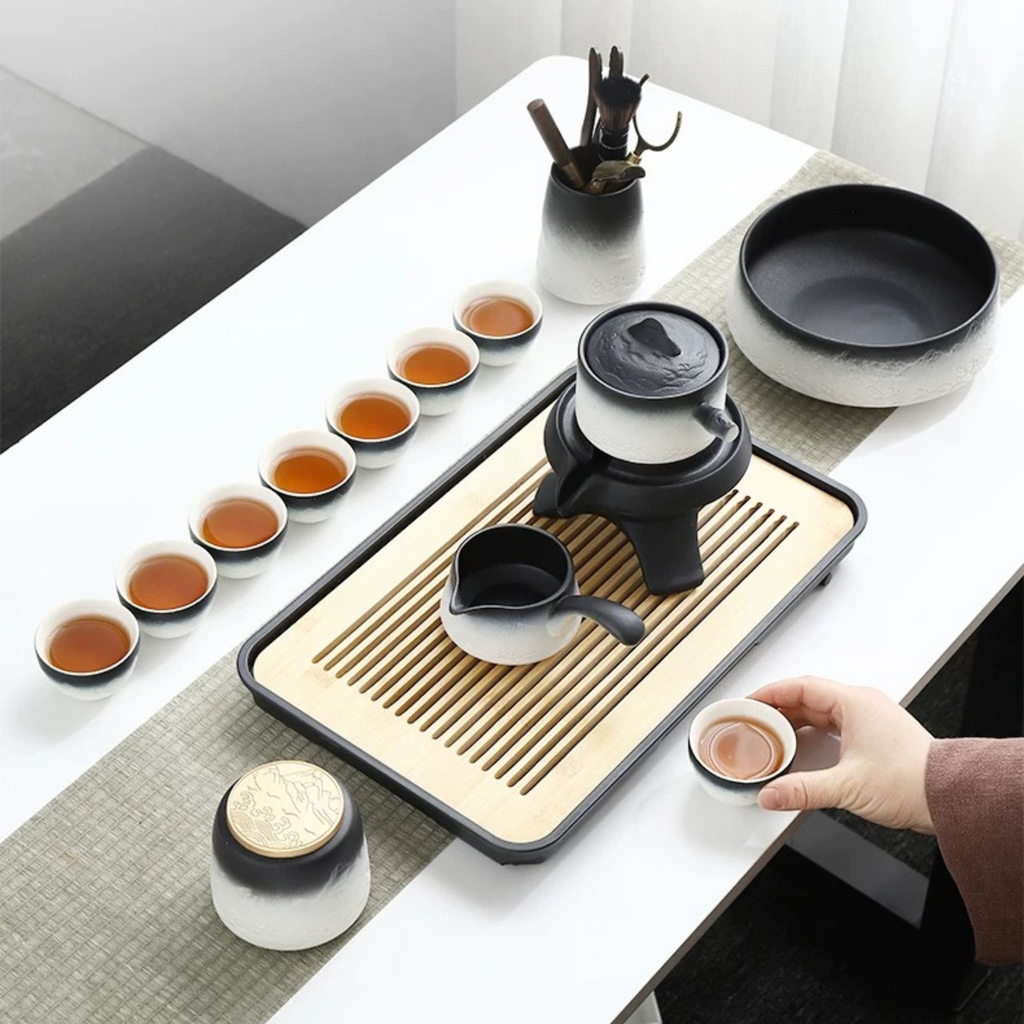 Mistbound Mountains Tea Set