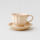 IvoryJade-Lotus Cup & Saucer