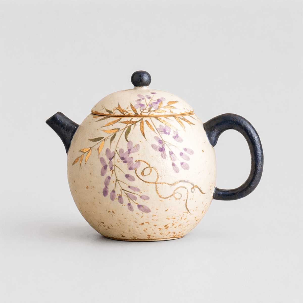 Wisteria Whisper – Dragon Egg Teapot