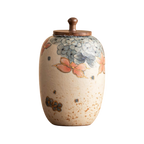 Golden Hydrangea – Ceramic Tea Caddy