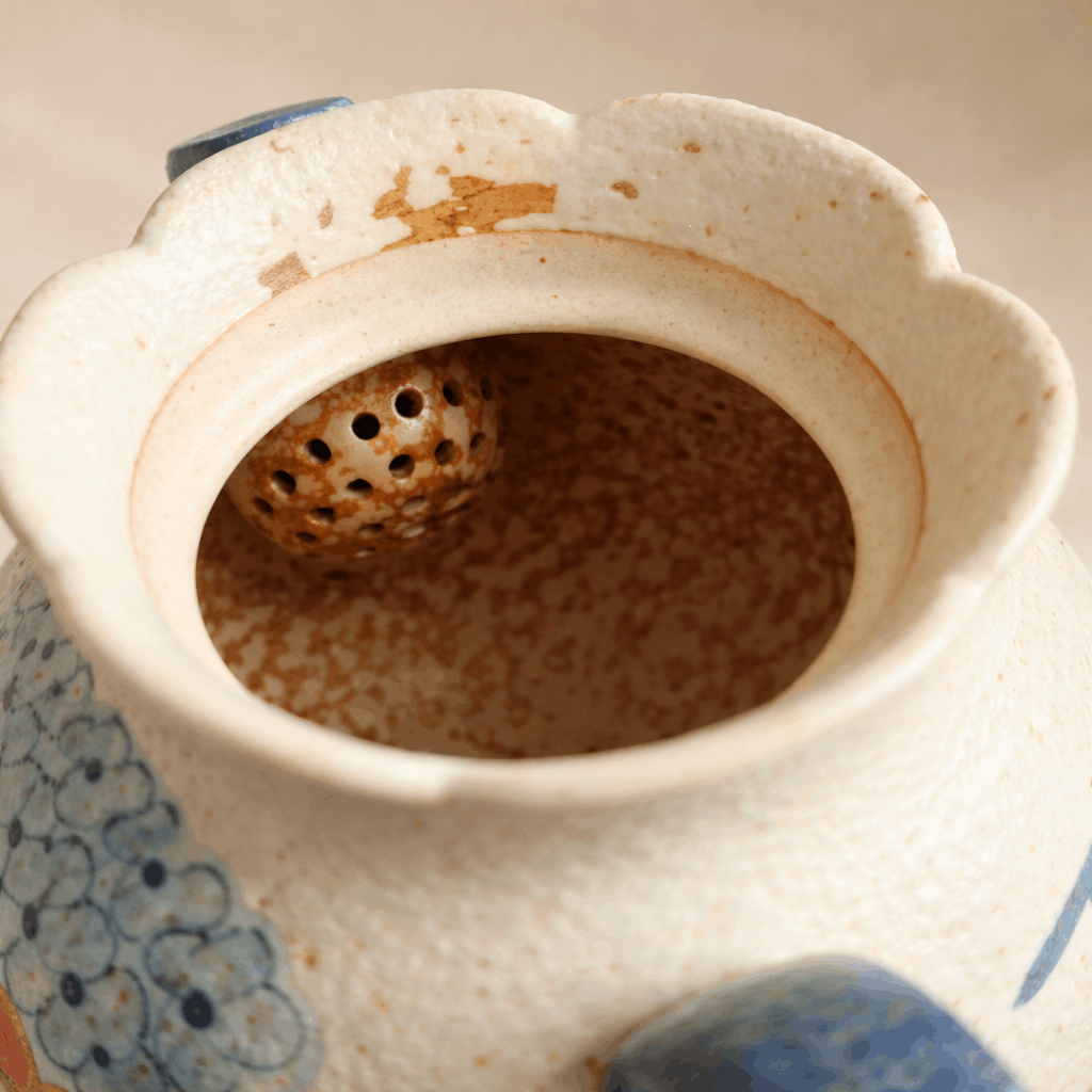 Golden Hydrangea – Bud Teapot