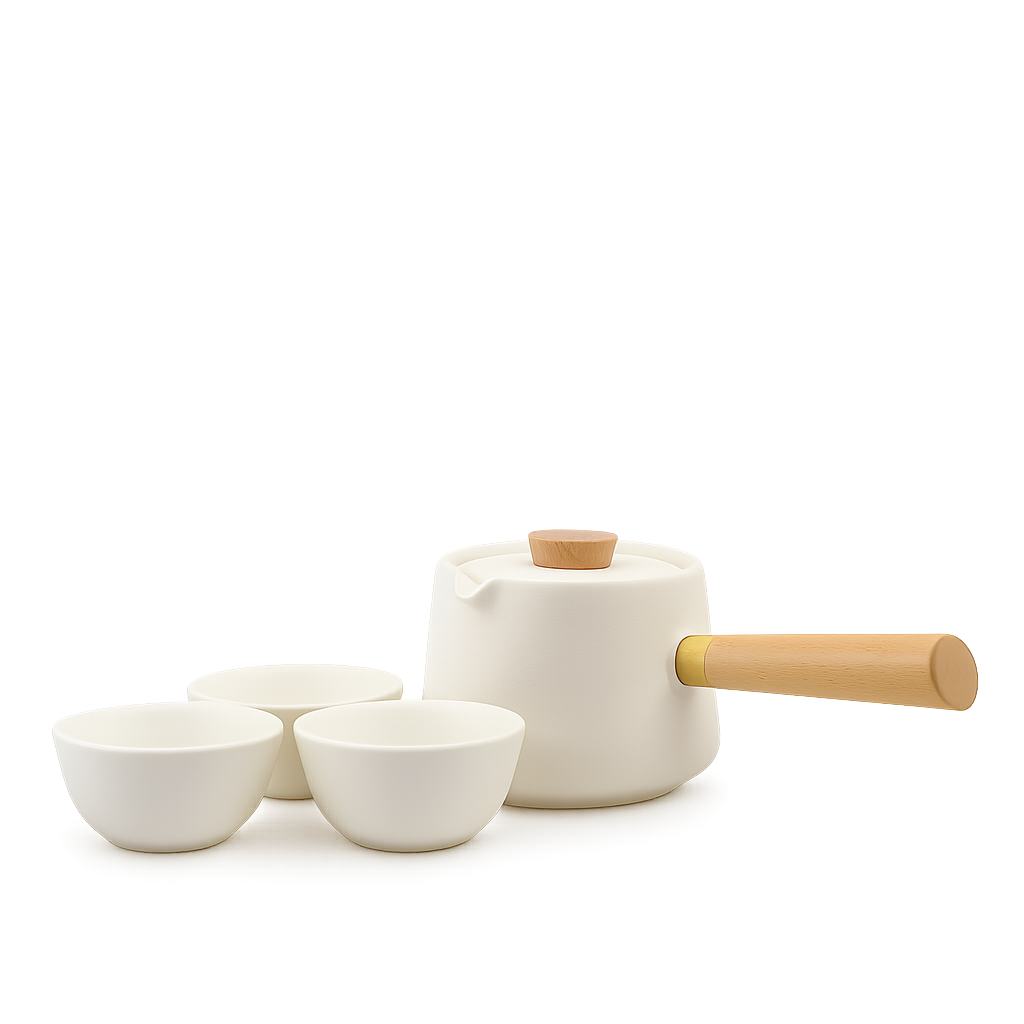 Ceramic Rotating Tea Set
