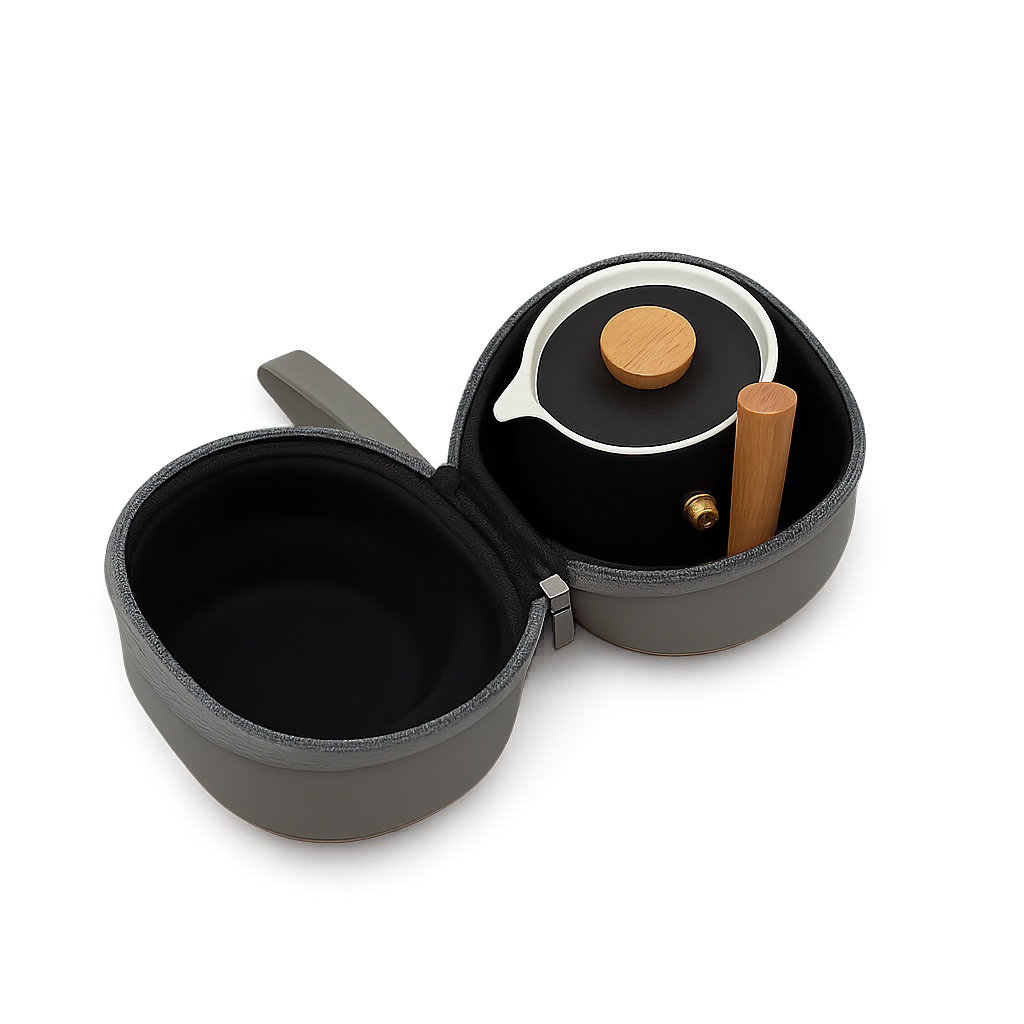 Ceramic Rotating Tea Set